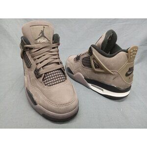 Nike Boys Air Jordan 4 Retro OG (GS) Sneakers Black Grey Size 6 NEW IN BOX!